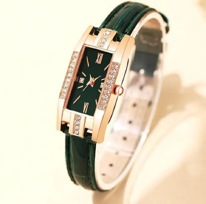 COMBO VERDE BRAZALETE Y RELOJ